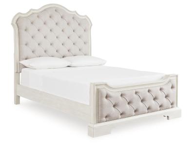 Signature Design by Ashley® Arlendyne Queen Upholstered Bed, Dresser and Mirror - B980B3