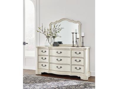 Signature Design by Ashley® Arlendyne Queen Upholstered Bed, Dresser and Mirror - B980B3