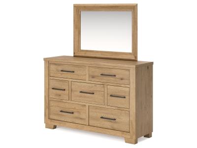 Signature Design by Ashley® Galliden Queen Panel Bed, Dresser and Mirror - B841B3