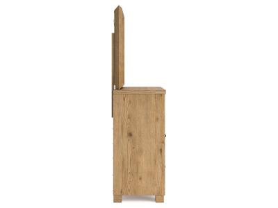 Signature Design by Ashley® Galliden Queen Panel Bed, Dresser and Mirror - B841B3