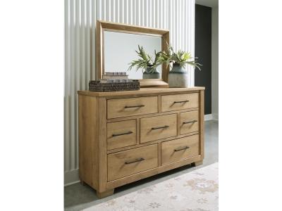 Signature Design by Ashley® Galliden Queen Panel Bed, Dresser and Mirror - B841B3