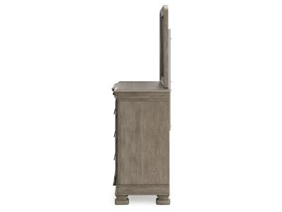 Signature Design by Ashley® Lexorne Queen Sleigh Bed, Dresser and Mirror - B924B3