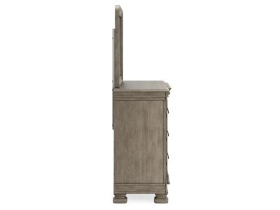 Signature Design by Ashley® Lexorne Queen Sleigh Bed, Dresser and Mirror - B924B3