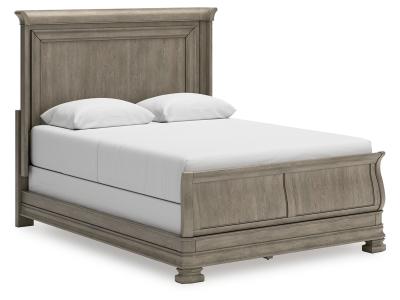 Signature Design by Ashley® Lexorne Queen Sleigh Bed, Dresser and Mirror - B924B3