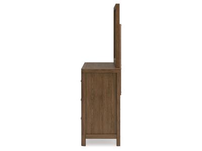 Signature Design by Ashley® Cabalynn California King Upholstered Bed, Dresser and Mirror - B974B11