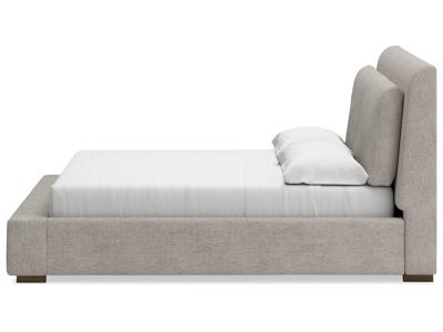 Signature Design by Ashley® Cabalynn California King Upholstered Bed, Dresser and Mirror - B974B11