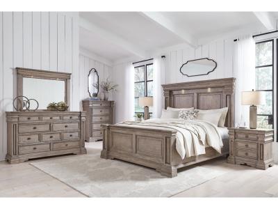Signature Design by Ashley® Blairhurst Queen Panel Bed, Dresser and Mirror - B916B3