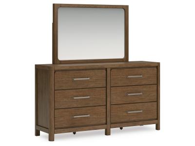 Signature Design by Ashley® Cabalynn California King Panel Bed with Storage, Dresser and Mirror - B974B13