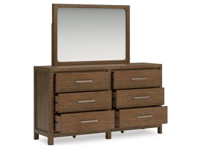 Signature Design by Ashley® Cabalynn California King Panel Bed with Storage, Dresser and Mirror - B974B13