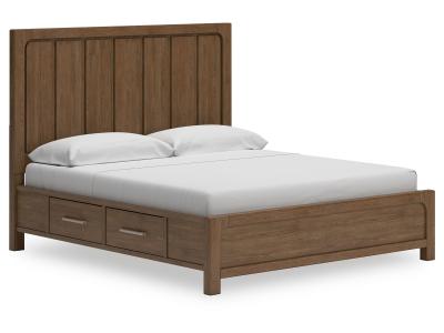 Signature Design by Ashley® Cabalynn California King Panel Bed with Storage, Dresser and Mirror - B974B13