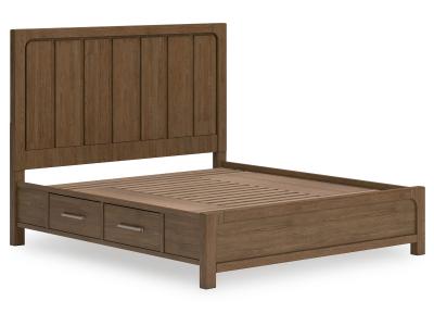 Signature Design by Ashley® Cabalynn California King Panel Bed with Storage, Dresser and Mirror - B974B13