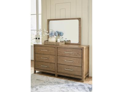 Signature Design by Ashley® Cabalynn California King Panel Bed with Storage, Dresser and Mirror - B974B13