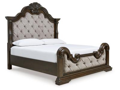 Signature Design by Ashley® Maylee King Upholstered Bed, Dresser and Mirror - B947B6