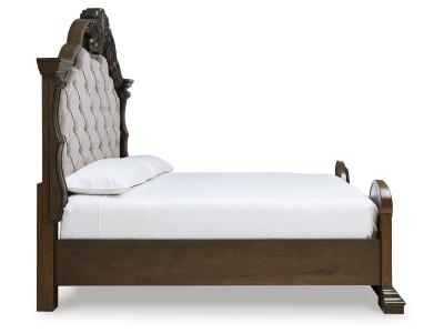 Signature Design by Ashley® Maylee King Upholstered Bed, Dresser and Mirror - B947B6