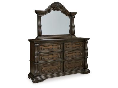 Signature Design by Ashley® Maylee California King Upholstered Bed, Dresser and Mirror - B947B7