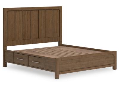 Signature Design by Ashley® Cabalynn King Panel Bed with Storage, Dresser and Mirror - B974B12
