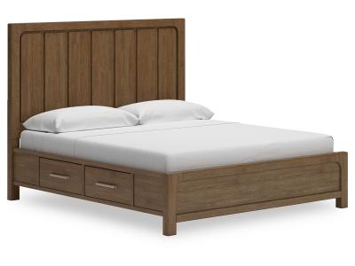 Signature Design by Ashley® Cabalynn King Panel Bed with Storage, Dresser and Mirror - B974B12