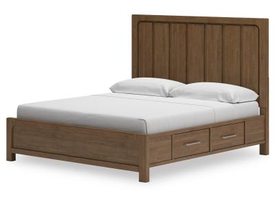 Signature Design by Ashley® Cabalynn King Panel Bed with Storage, Dresser and Mirror - B974B12