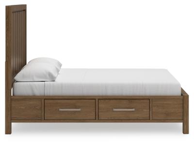 Signature Design by Ashley® Cabalynn King Panel Bed with Storage, Dresser and Mirror - B974B12