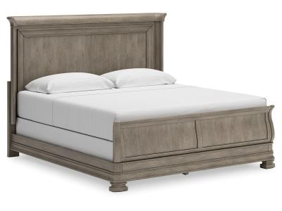 Signature Design by Ashley® Lexorne King Sleigh Bed, Dresser and Mirror - B924B8