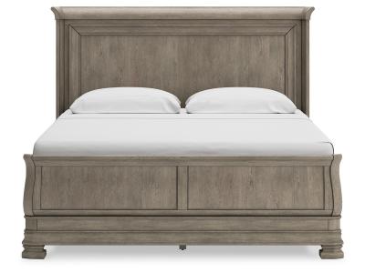 Signature Design by Ashley® Lexorne King Sleigh Bed, Dresser and Mirror - B924B8