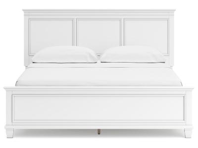 Signature Design by Ashley® Fortman California King Panel Bed, Dresser and Mirror - B680B14
