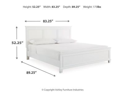 Signature Design by Ashley® Fortman California King Panel Bed, Dresser and Mirror - B680B14