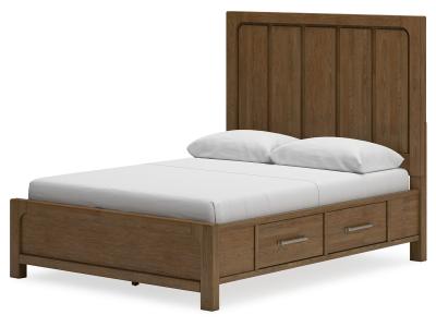 Signature Design by Ashley® Cabalynn Queen Panel Bed with Storage, Dresser and Mirror - B974B5