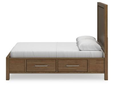 Signature Design by Ashley® Cabalynn Queen Panel Bed with Storage, Dresser and Mirror - B974B5