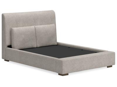 Signature Design by Ashley® Cabalynn Queen Upholstered Bed, Dresser and Mirror - B974B3