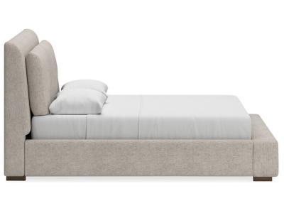 Signature Design by Ashley® Cabalynn Queen Upholstered Bed, Dresser and Mirror - B974B3