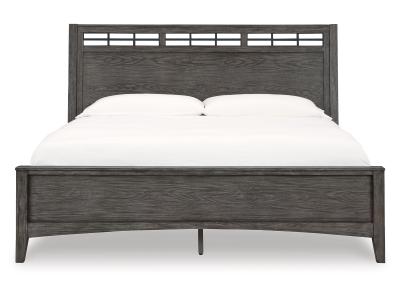 Signature Design by Ashley® Montillan King Panel Bed, Dresser and Mirror - B651B6
