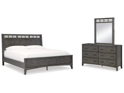 Signature Design by Ashley® Montillan California King Panel Bed, Dresser and Mirror - B651B7