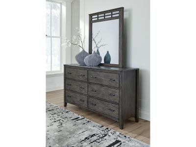Signature Design by Ashley® Montillan California King Panel Bed, Dresser and Mirror - B651B7