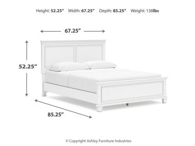 Signature Design by Ashley® Fortman Queen Panel Bed, Dresser and Mirror - B680B3
