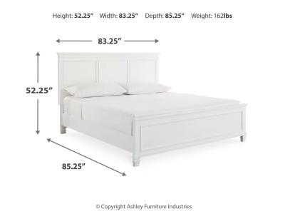Signature Design by Ashley® Fortman King Panel Bed, Dresser and Mirror - B680B13