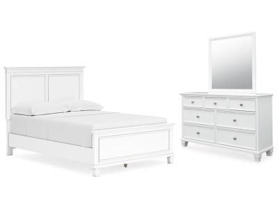 Signature Design by Ashley® Fortman Full Panel Bed, Dresser and Mirror - B680B9