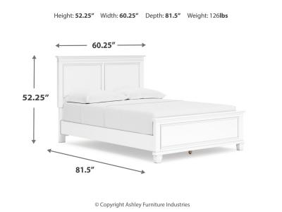 Signature Design by Ashley® Fortman Full Panel Bed, Dresser and Mirror - B680B9