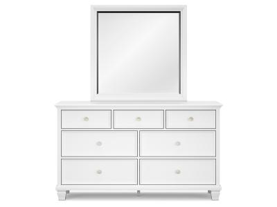 Signature Design by Ashley® Fortman Twin Panel Bed, Dresser and Mirror - B680B7