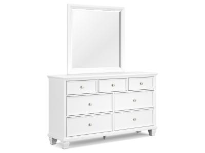 Signature Design by Ashley® Fortman Twin Panel Bed, Dresser and Mirror - B680B7