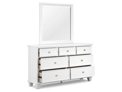 Signature Design by Ashley® Fortman Twin Panel Bed, Dresser and Mirror - B680B7