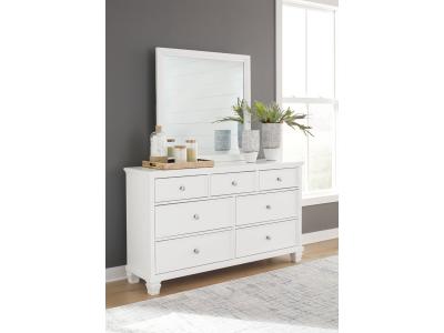 Signature Design by Ashley® Fortman Twin Panel Bed, Dresser and Mirror - B680B7