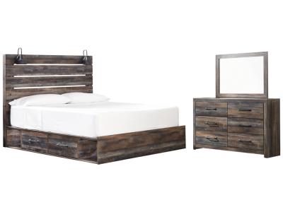 Signature Design by Ashley® Drystan King Storage Bed, Dresser and Mirror - B211B83
