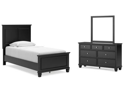 Signature Design by Ashley® Lanolee Twin Panel Bed, Dresser and Mirror - B687B3