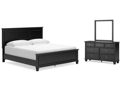 Signature Design by Ashley® Lanolee King Panel Bed, Dresser and Mirror - B687B13