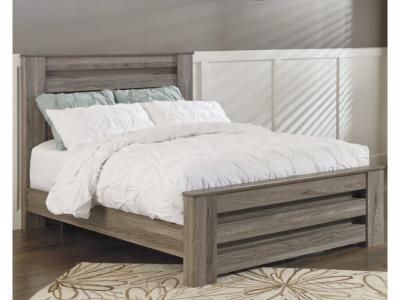 Signature Design by Ashley® Zelen Queen Panel Bed, Dresser and Mirror - B248B3