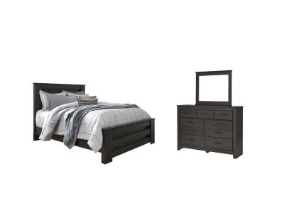 Signature Design by Ashley® Brinxton Queen Panel Bed, Dresser and Mirror - B249B3