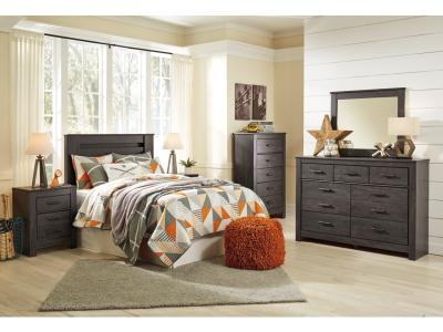Signature Design by Ashley® Brinxton Queen/Full Panel Headboard, Dresser and Mirror - B249B16