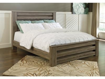 Signature Design by Ashley® Zelen King Panel Bed, Dresser and Mirror - B248B16