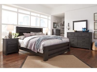 Signature Design by Ashley® Brinxton King Panel Bed, Dresser and Mirror - B249B20